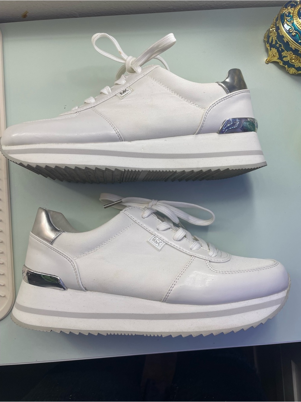Michael Kors Monique Trainer lace up retro running sneakers
